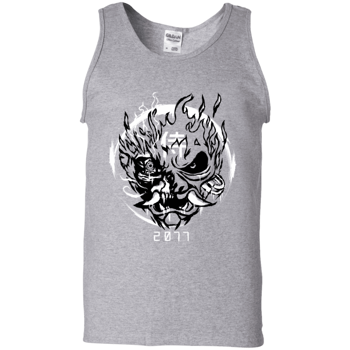 T-Shirts Sport Grey / S Samurai 2077 Men's Tank Top