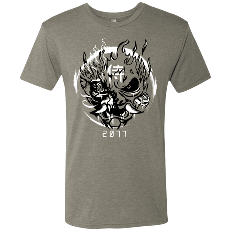 T-Shirts Venetian Grey / S Samurai 2077 Men's Triblend T-Shirt