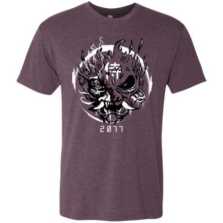 T-Shirts Vintage Purple / S Samurai 2077 Men's Triblend T-Shirt