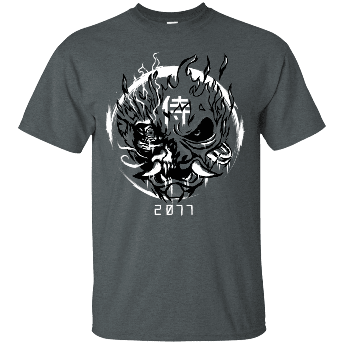 T-Shirts Dark Heather / S Samurai 2077 T-Shirt