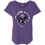 T-Shirts Purple Rush / X-Small Samurai 2077 Triblend Dolman Sleeve