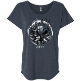 T-Shirts Vintage Navy / X-Small Samurai 2077 Triblend Dolman Sleeve