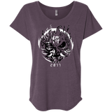 T-Shirts Vintage Purple / X-Small Samurai 2077 Triblend Dolman Sleeve