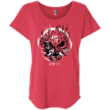 T-Shirts Vintage Red / X-Small Samurai 2077 Triblend Dolman Sleeve