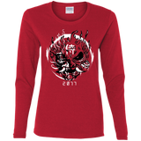 T-Shirts Red / S Samurai 2077 Women's Long Sleeve T-Shirt