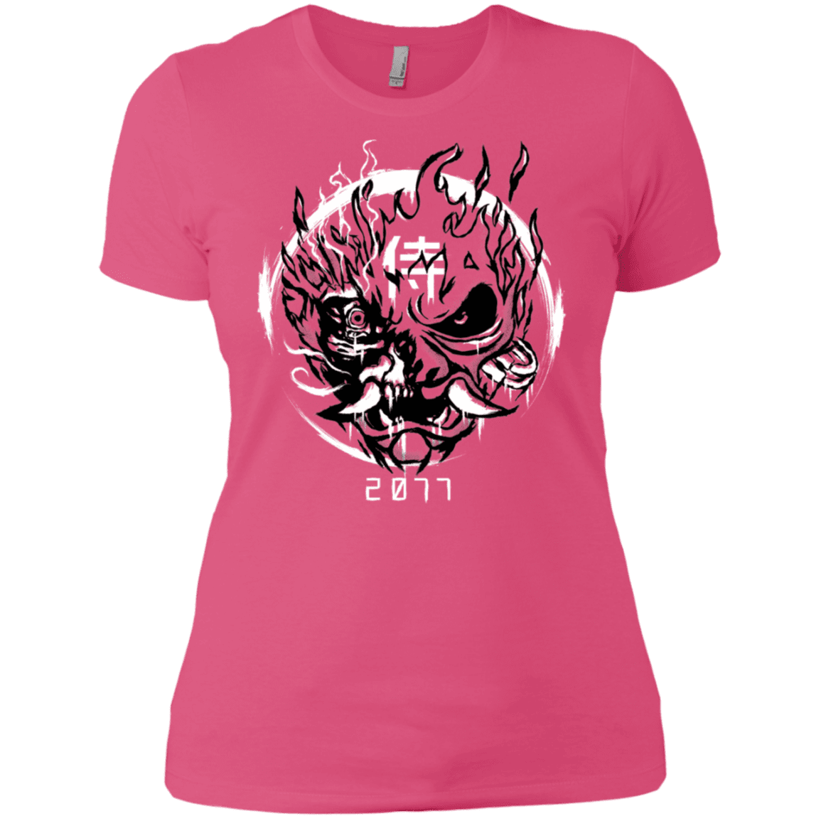 T-Shirts Hot Pink / X-Small Samurai 2077 Women's Premium T-Shirt