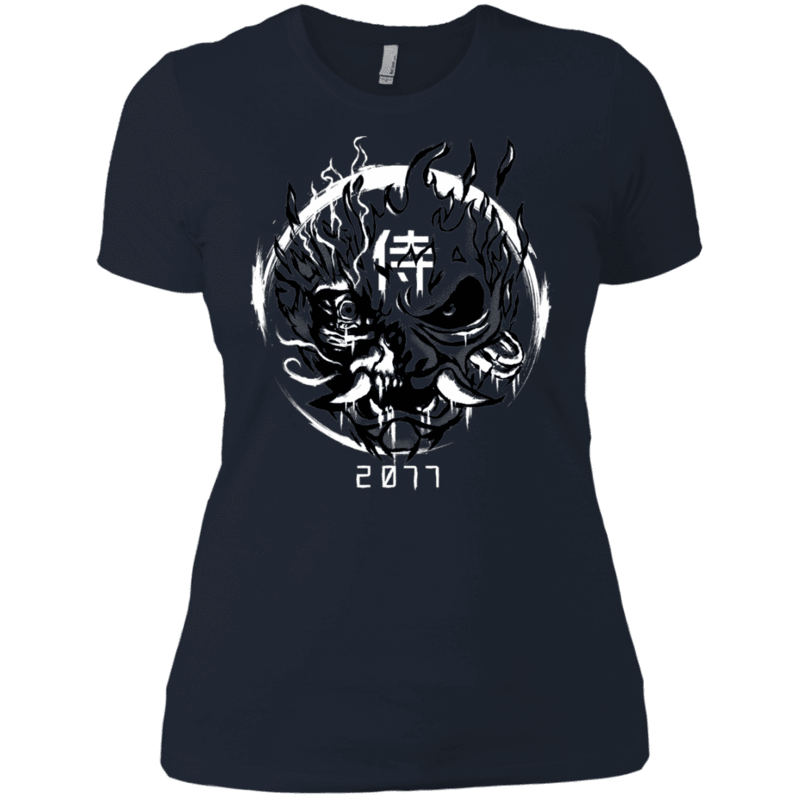 T-Shirts Midnight Navy / X-Small Samurai 2077 Women's Premium T-Shirt