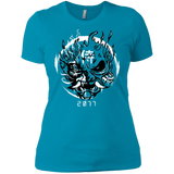T-Shirts Turquoise / X-Small Samurai 2077 Women's Premium T-Shirt