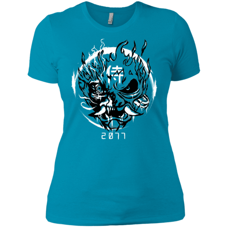 T-Shirts Turquoise / X-Small Samurai 2077 Women's Premium T-Shirt