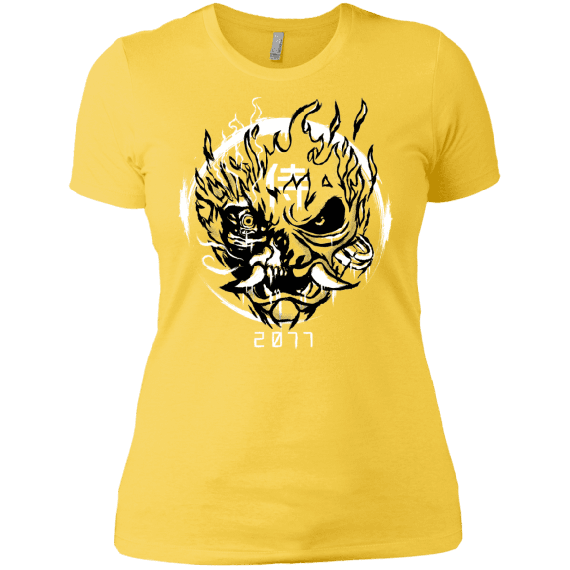 T-Shirts Vibrant Yellow / X-Small Samurai 2077 Women's Premium T-Shirt