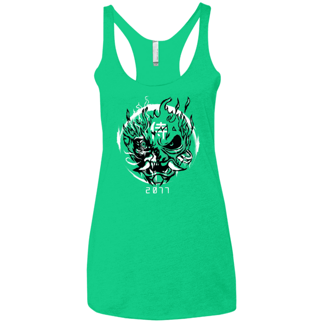 T-Shirts Envy / X-Small Samurai 2077 Women's Triblend Racerback Tank