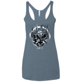 T-Shirts Indigo / X-Small Samurai 2077 Women's Triblend Racerback Tank
