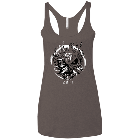 T-Shirts Macchiato / X-Small Samurai 2077 Women's Triblend Racerback Tank