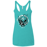 T-Shirts Tahiti Blue / X-Small Samurai 2077 Women's Triblend Racerback Tank