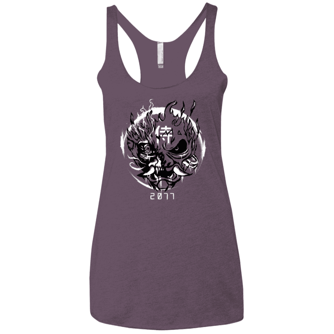 T-Shirts Vintage Purple / X-Small Samurai 2077 Women's Triblend Racerback Tank