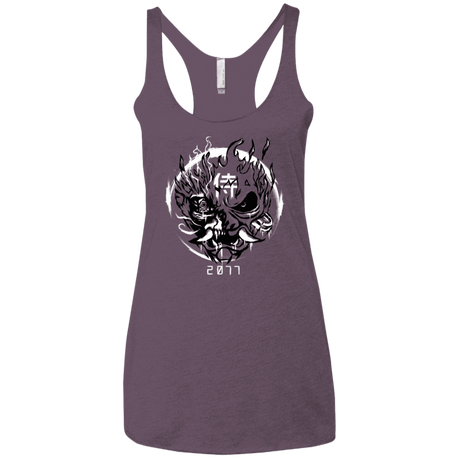 T-Shirts Vintage Purple / X-Small Samurai 2077 Women's Triblend Racerback Tank