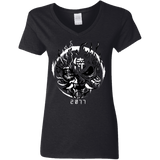 T-Shirts Black / S Samurai 2077 Women's V-Neck T-Shirt