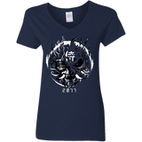 T-Shirts Navy / S Samurai 2077 Women's V-Neck T-Shirt