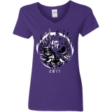 T-Shirts Purple / S Samurai 2077 Women's V-Neck T-Shirt