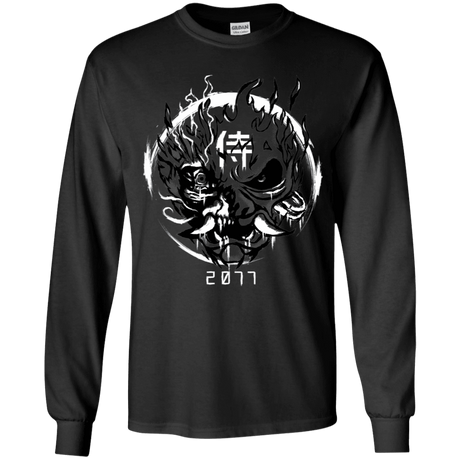 T-Shirts Black / YS Samurai 2077 Youth Long Sleeve T-Shirt