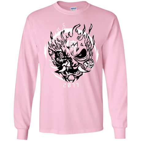 T-Shirts Light Pink / YS Samurai 2077 Youth Long Sleeve T-Shirt