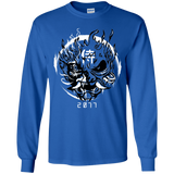 T-Shirts Royal / YS Samurai 2077 Youth Long Sleeve T-Shirt