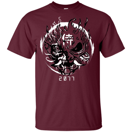 T-Shirts Maroon / YXS Samurai 2077 Youth T-Shirt