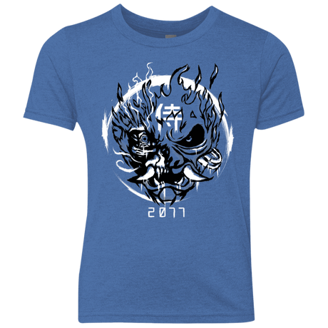 T-Shirts Vintage Royal / YXS Samurai 2077 Youth Triblend T-Shirt