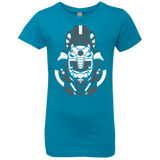 T-Shirts Turquoise / YXS Samurai Black  Ranger Girls Premium T-Shirt
