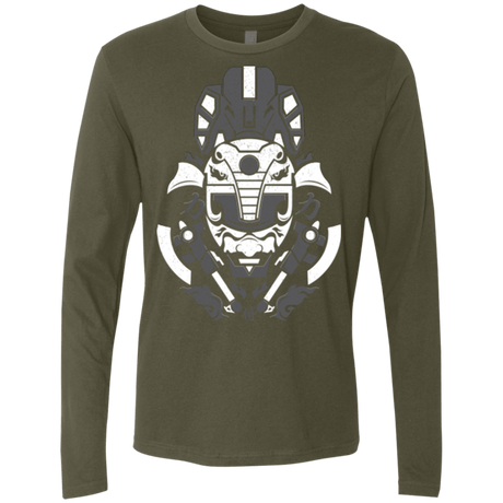 T-Shirts Military Green / Small Samurai Black  Ranger Men's Premium Long Sleeve