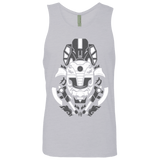 T-Shirts Heather Grey / Small Samurai Black  Ranger Men's Premium Tank Top