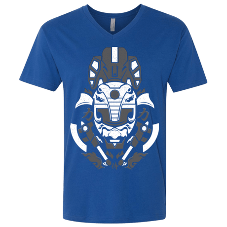 T-Shirts Royal / X-Small Samurai Black  Ranger Men's Premium V-Neck