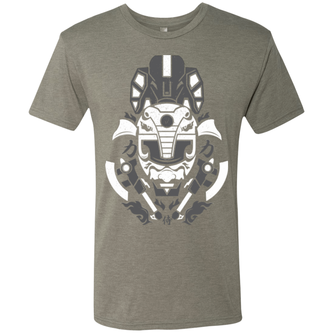 T-Shirts Venetian Grey / Small Samurai Black  Ranger Men's Triblend T-Shirt