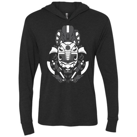 T-Shirts Vintage Black / X-Small Samurai Black  Ranger Triblend Long Sleeve Hoodie Tee