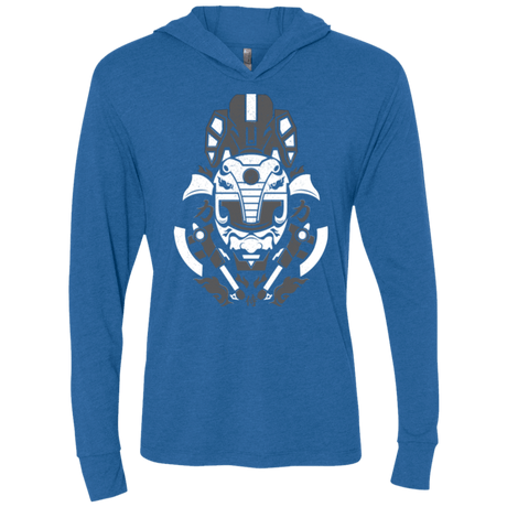 T-Shirts Vintage Royal / X-Small Samurai Black  Ranger Triblend Long Sleeve Hoodie Tee