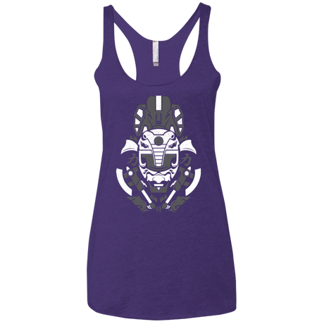 T-Shirts Purple / X-Small Samurai Black  Ranger Women's Triblend Racerback Tank