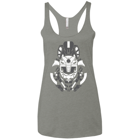 T-Shirts Venetian Grey / X-Small Samurai Black  Ranger Women's Triblend Racerback Tank