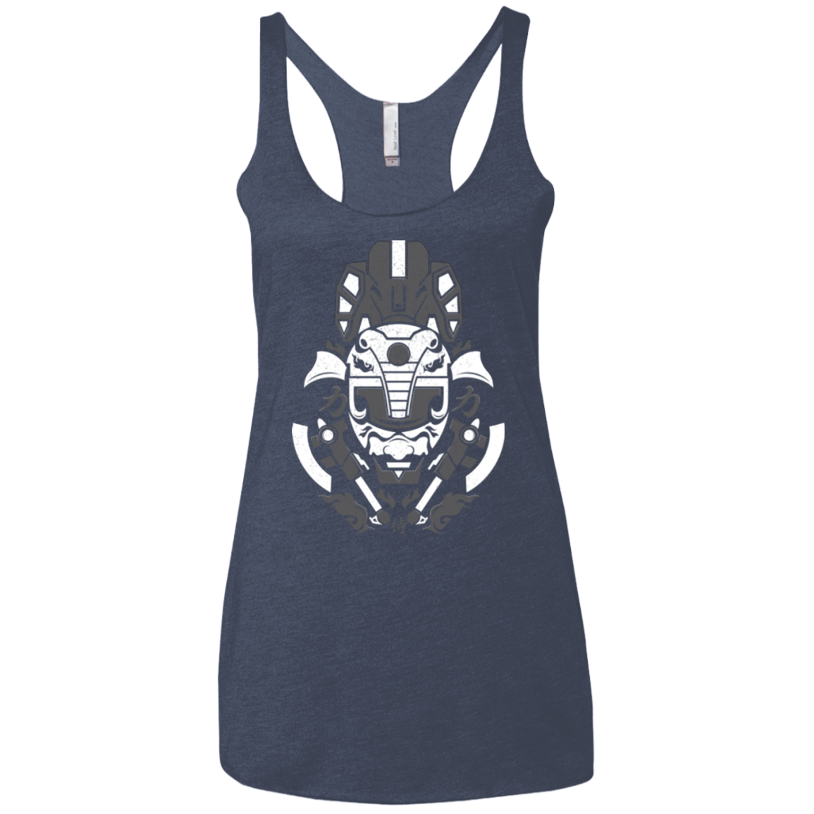 T-Shirts Vintage Navy / X-Small Samurai Black  Ranger Women's Triblend Racerback Tank