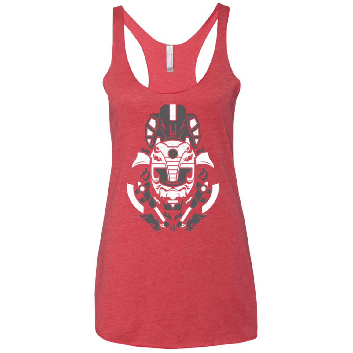 T-Shirts Vintage Red / X-Small Samurai Black  Ranger Women's Triblend Racerback Tank