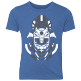 T-Shirts Vintage Royal / YXS Samurai Black  Ranger Youth Triblend T-Shirt