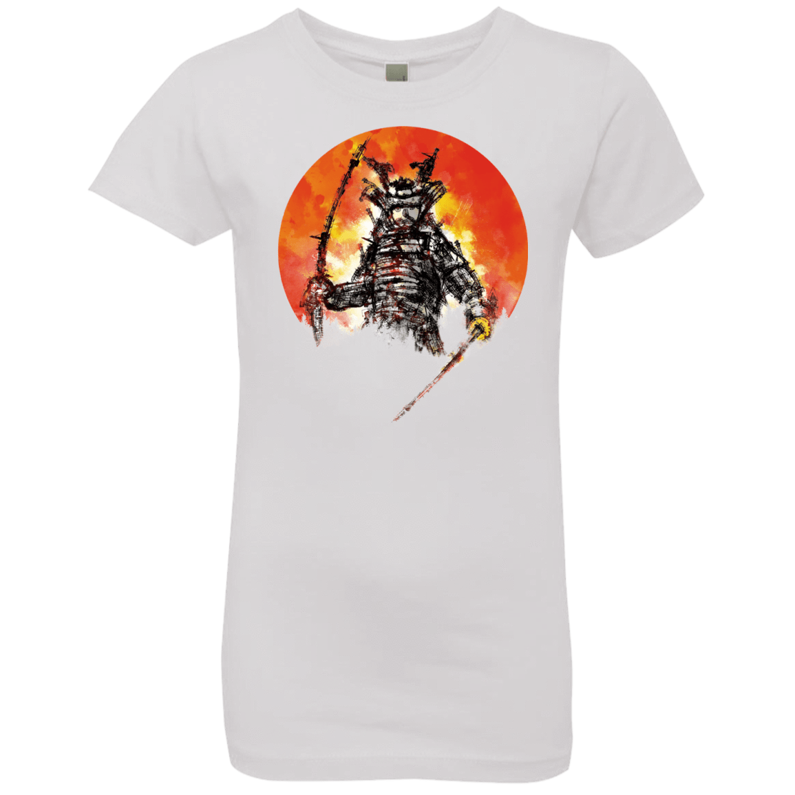 T-Shirts White / YXS Samurai Bot Girls Premium T-Shirt