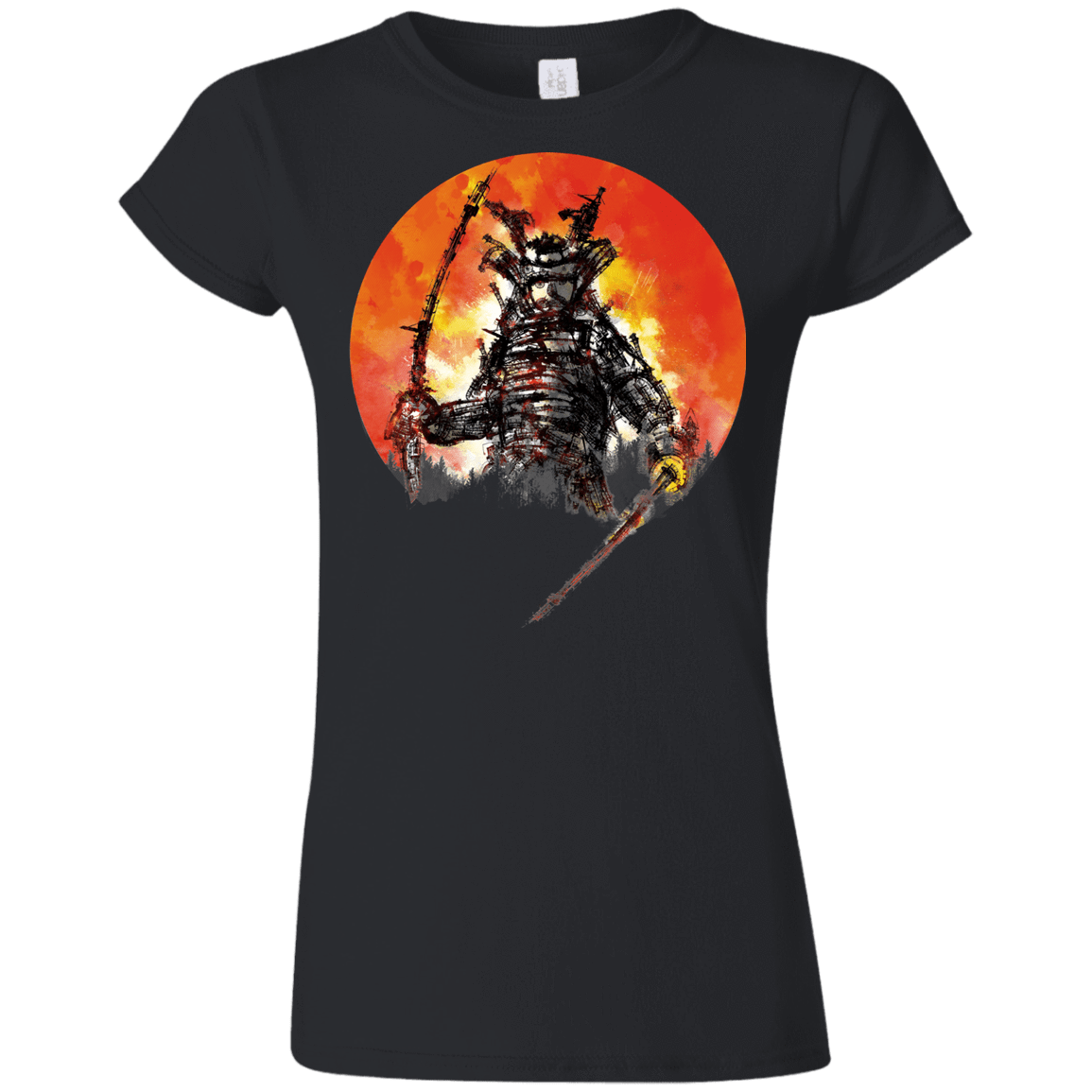 T-Shirts Black / S Samurai Bot Junior Slimmer-Fit T-Shirt