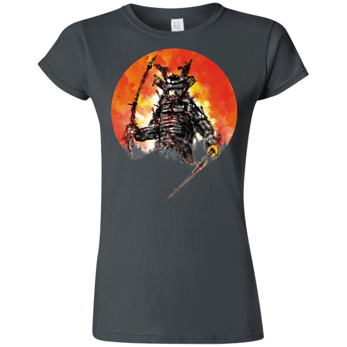 T-Shirts Charcoal / S Samurai Bot Junior Slimmer-Fit T-Shirt