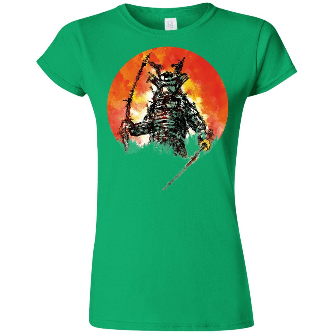 T-Shirts Irish Green / S Samurai Bot Junior Slimmer-Fit T-Shirt