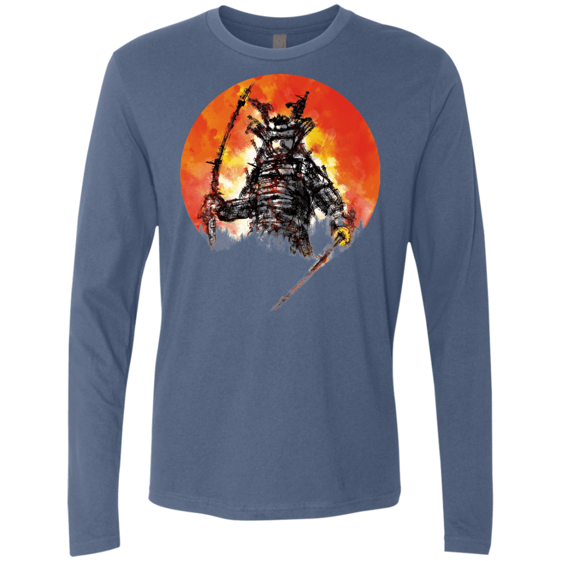 Samurai Bot Men's Premium Long Sleeve