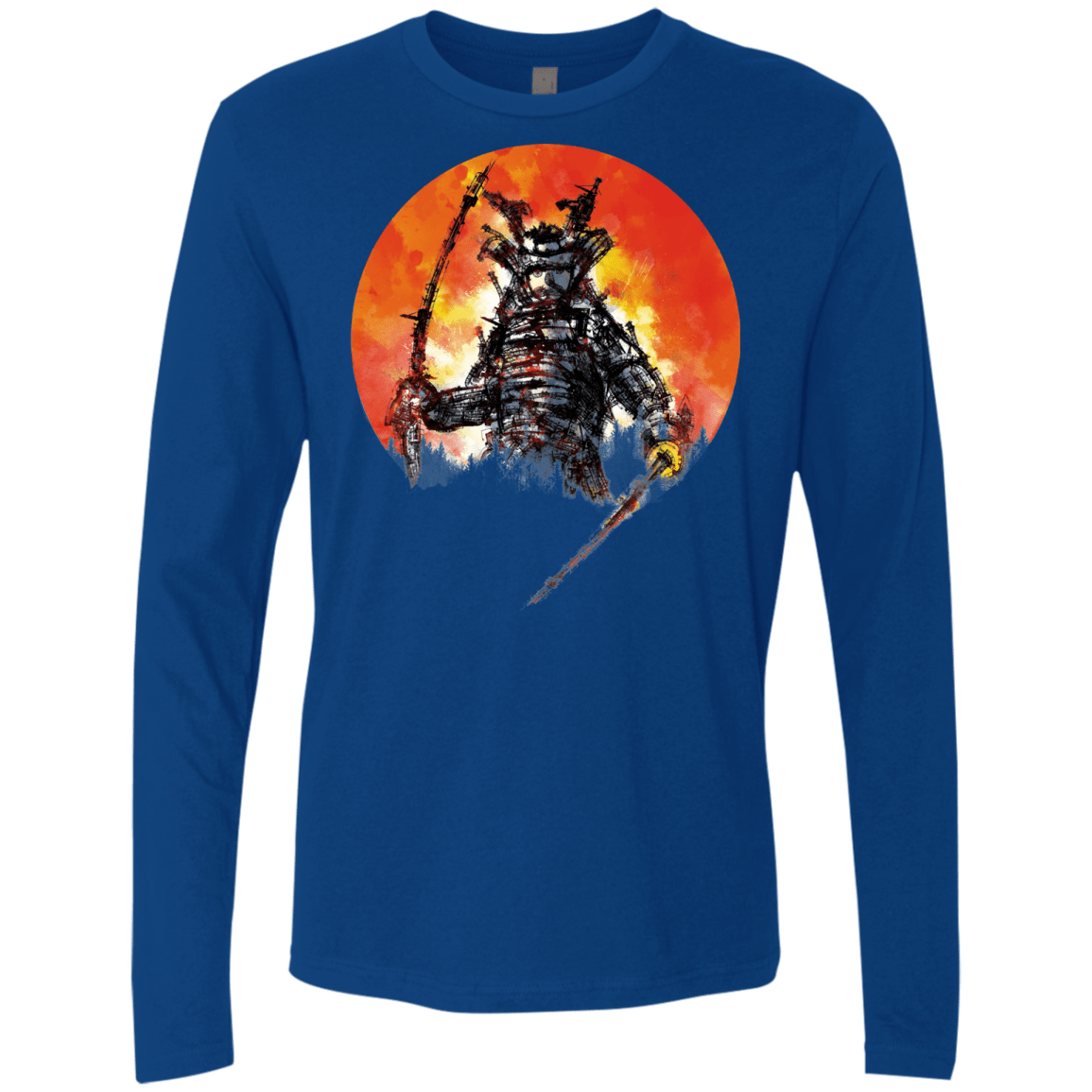 Samurai Bot Men's Premium Long Sleeve