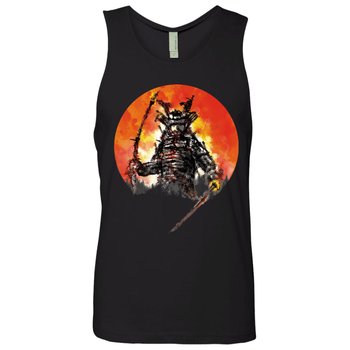 T-Shirts Black / S Samurai Bot Men's Premium Tank Top