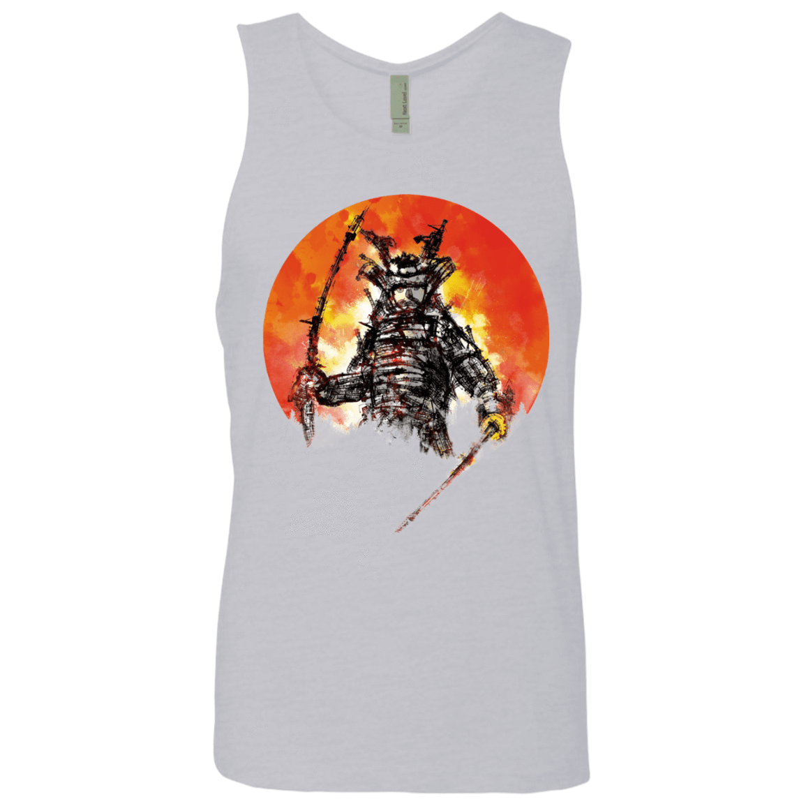 T-Shirts Heather Grey / S Samurai Bot Men's Premium Tank Top