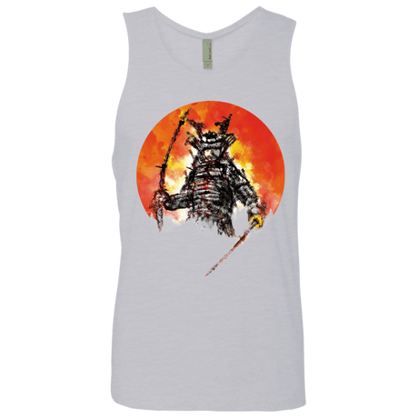 T-Shirts Heather Grey / S Samurai Bot Men's Premium Tank Top