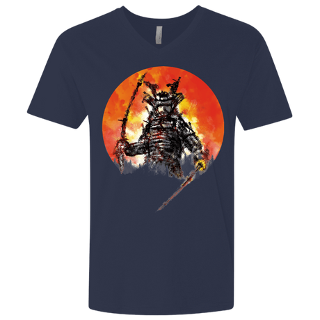 T-Shirts Midnight Navy / X-Small Samurai Bot Men's Premium V-Neck